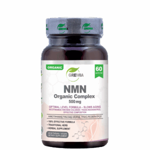 NMN Organic Complex 500 mg 60 капсули – хранителна добавка с NMN за клетъчна енергия, метаболизъм и биологично стареене от Grewia