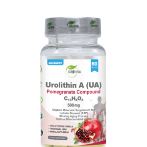 Urolithin A от Нар 500mg 60 капсули – хранителна добавка за клетъчна регенерация, митохондриална енергия и Anti-Aging от Grewia