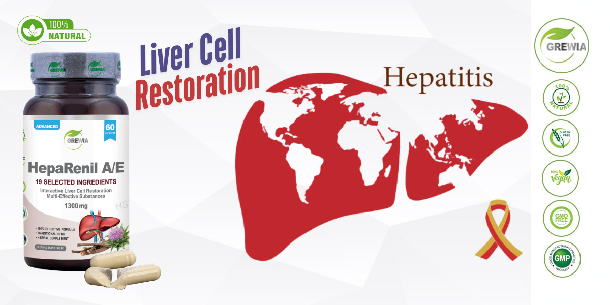 HepaRenil A & E – хепатопротективна формула за черен дроб, детоксикация и антиоксидантна защита от Grewia