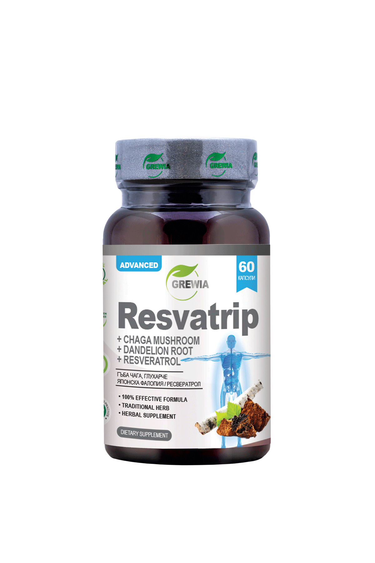 Депресия при болни от рак - 80.resvatrip gaba chaga gluharche resveratrol